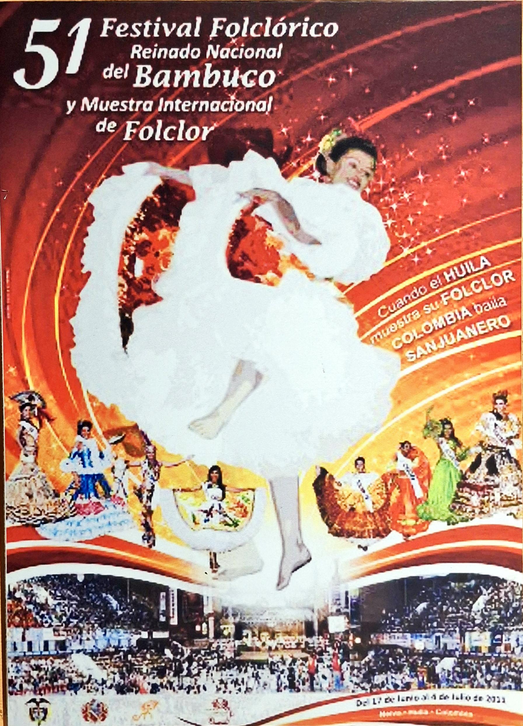 LI Festival Folclórico Reinado Nacional del Bambuco y Muestra Internacional del Folclor