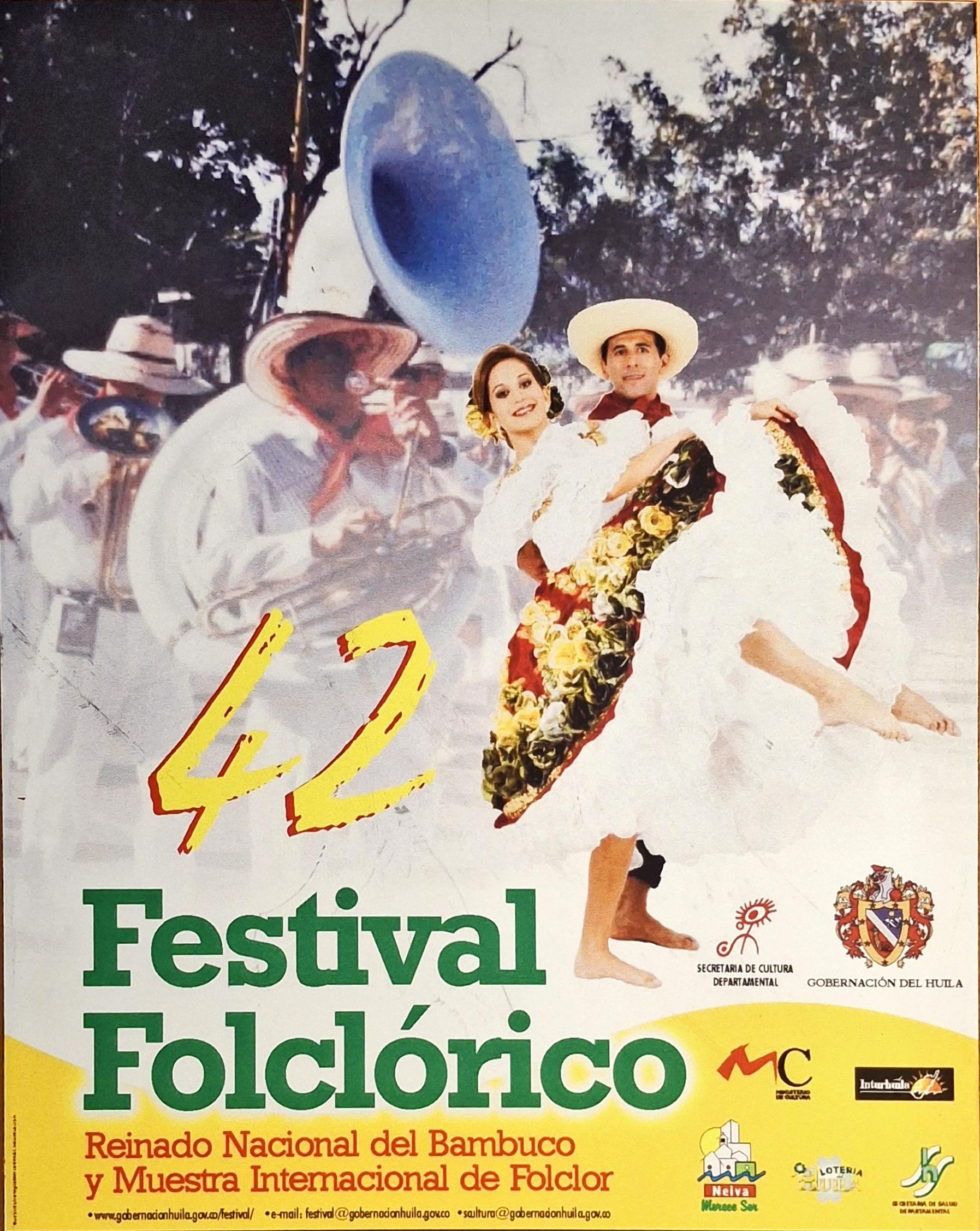 XLII Festival Folclórico Reinado Nacional del Bambuco y Muestra Internacional del Folclor