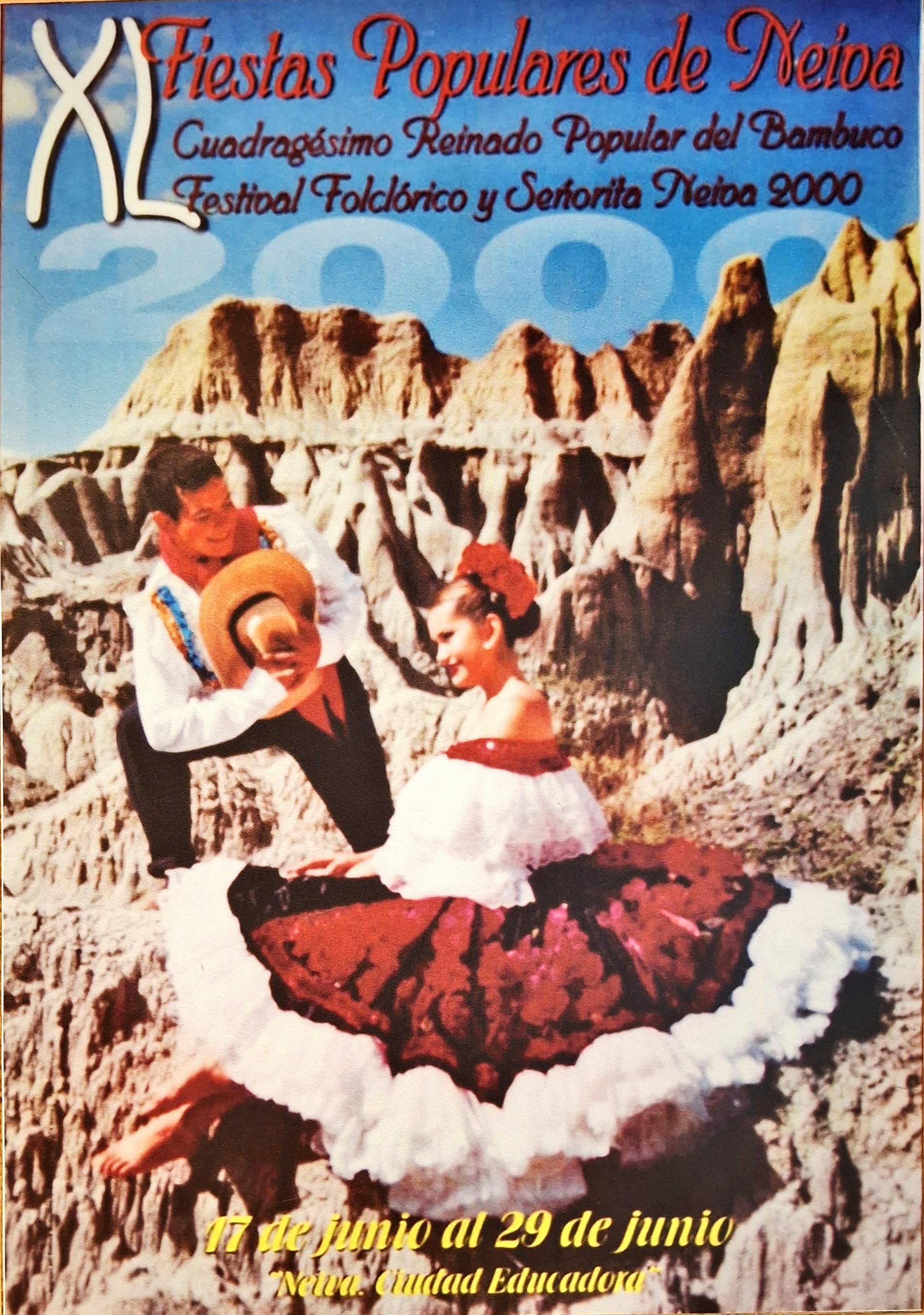 XL Fiestas Populares de Neiva Cuadragésimo Reinado Popular del Bambuco Festival Folclórico y Señorita Nevia